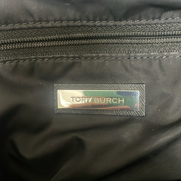 TORY BURCH RIPSTOP NYLON FLAP BACKPACK BLACK - Picture 12 of 12